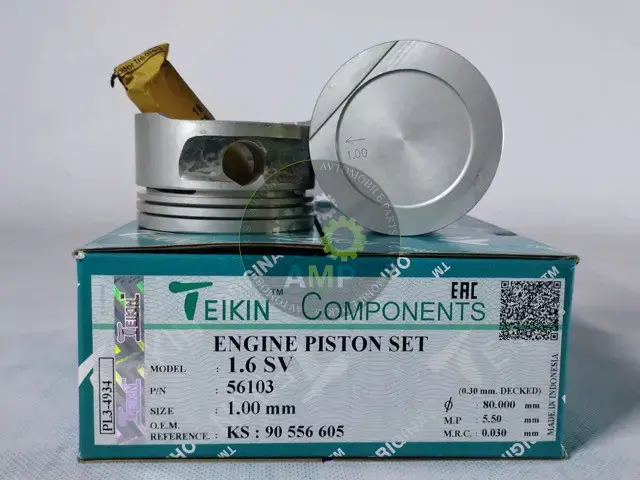Поршень із пальцем +1.00мм (к-кт на двигун) Opel Kadett, Ascona 1.6 TEIKIN 56103-100 (фото 1)