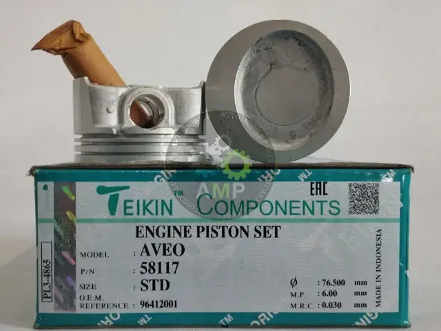 Поршень із пальцем STD (к-кт на двигун) AVEO 58117-STD TEIKIN 58117STD (фото 1)