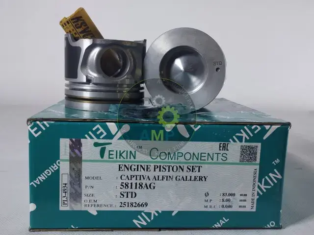 Поршень із пальцем STD (к-кт на двигун) Antara, Cruze, Captiva 2.0 CDTI 58118AG-STD TEIKIN 58118AGSTD (фото 1)