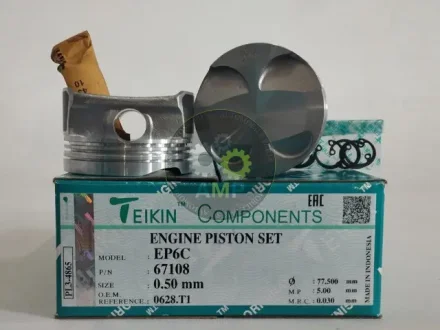 Поршень із пальцем +0.50мм (к-кт на двигун) EP6C 67108-050 TEIKIN 67108050