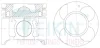 Поршень із пальцем STD (к-кт на двигун) ACTYON 2.0L ALFIN GALLERY D20DT, D20T 69101AG-STD TEIKIN 69101AGSTD (фото 1)