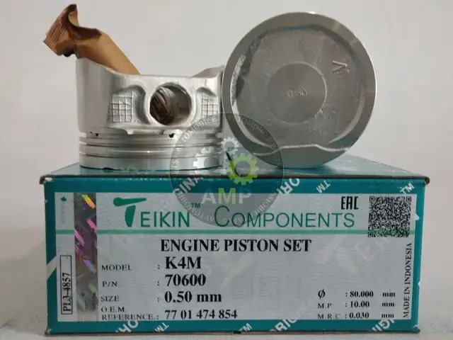 Поршни +0.50mm (к-кт на мотор) K4M 1,6L Renault Logan, Kangoo, Megane TEIKIN 70600050 (фото 1)