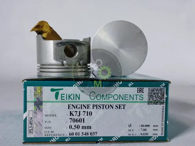 Поршень із пальцем +0.50мм (к-кт на двигун) RENAULT 1.4 (K7J 710) 70601-050 TEIKIN 70601050 (фото 1)