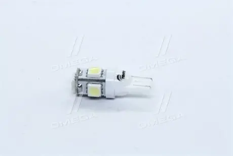 Лампа LED б/ц габарит и панель приборов T10 5SMD W5W 12V WHITE <> TEMPEST Tmp-14T10-12V