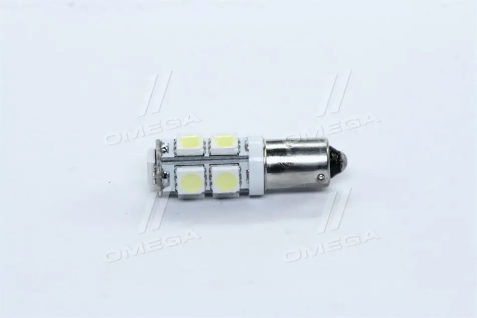 Лампа LED габарит, посветка панели приборов T8-03 9SMD (size 5050) T4W (BA9s) белый 24V <> TEMPEST Tmp-34T8-24V (фото 1)