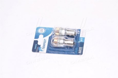 Лампа LED указателей поворотов и стоп-сигналов 24V BA15S 15SMD WHITE<> TEMPEST Tmp-LX17-S25-24