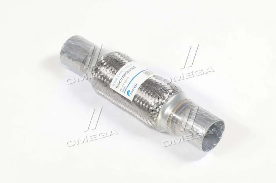 Гофра глушителя ISUZU, Богдан, Ataman L=320mm d=55mm 3-х шарова. Ataman А092H6, ISUZU NPR-75 (4HK1-T) Е3 Е4 Е5 5,2л. Богдан А-091, А-092, ISUZU NQR71 (4HG1, 4HG1-T) Е1, Е2 4,6л Ataman А093, ISUZU NQR70 (4HЕ1-Т) 4,8л. TEMPEST TP8971759554-320 (фото 1)