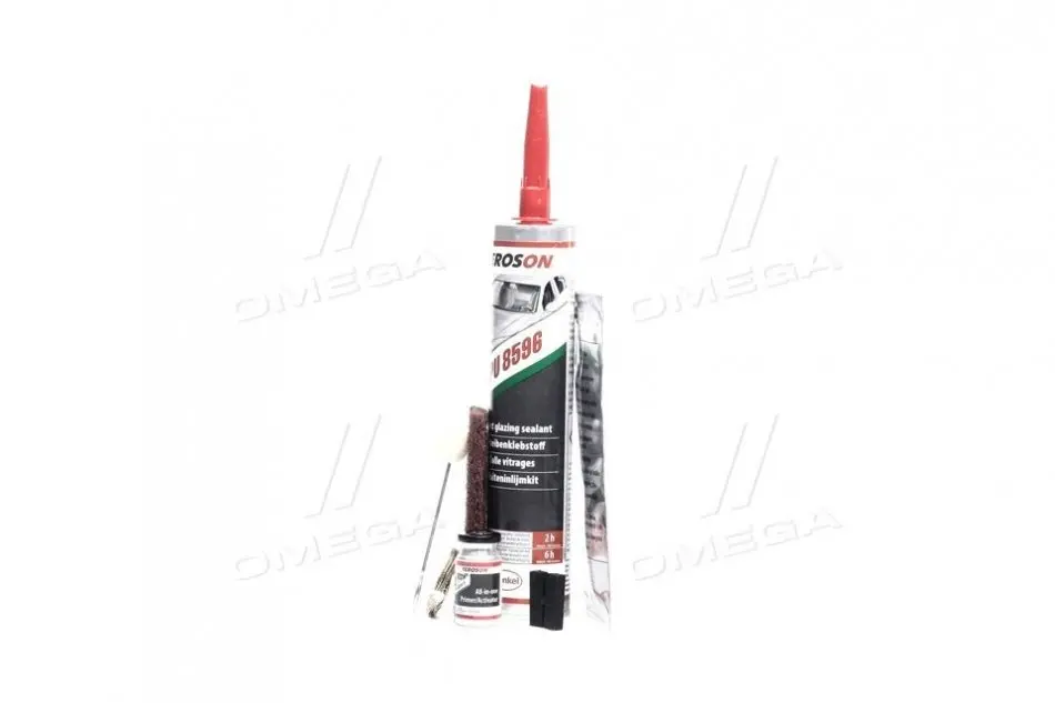 Вклейка скла BOND120 SET (PU 8596) (покращений, 2/6 годин, 2 сертиф. TUV, зі струною) набір TEROSON 2669223 (фото 1)