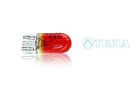 Лампа розжарювання 12V WY5W 5W W2,1x9,5d жовта (кратно 10) Tesla TESLA BLATNA CZ B65301 (фото 1)