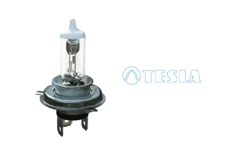 Лампа галоген H4 12V 60/55W LL P43t Premium TESLA B50401