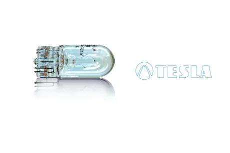 Лампа накала 12V W21W 12V W3x16d (1-конт) (кратно 10) TESLA B62201