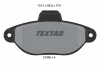 Комплект тормозных колодок, дисковый тормоз TEXTAR 2136502 (фото 1)