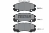 Комплект тормозных колодок TEXTAR 2325001 (фото 1)