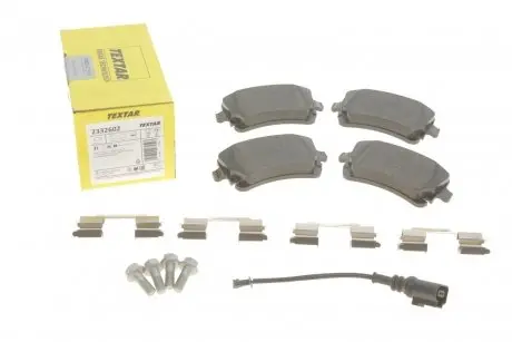 Гальмівні колодки VW Multivan/Transporter V "R "03>> TEXTAR 2332602