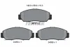 A_Гальмівні колодки HONDA Accord/FR-V "F "01>> TEXTAR 2405301 (фото 1)