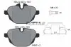 Гальмівні колодки BMW 5(F10,11)/7(G11)/X3(F25,G01)/X5(G05) "R "09>> TEXTAR 2456101 (фото 1)