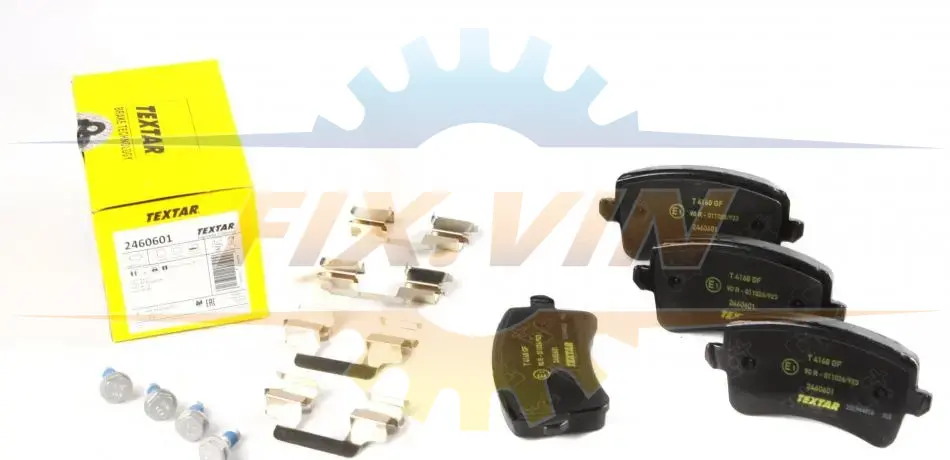 Гальмівні колодки AUDI A4/A5/Q5 "R "07>> TEXTAR 2460601 (фото 1)