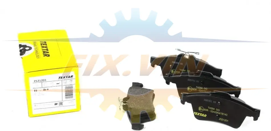 Гальмівні колодки FORD Focus/C-Max "R "10>> TEXTAR 2521201 (фото 1)