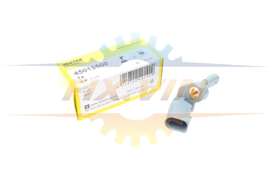 Датчик ABS (задній) Audi Q3/Skoda SuperB/VW Golf/Jetta/Passat/Sharan/Touran 06- (L) TEXTAR 45019500 (фото 1)