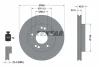 Диск гальмівний передн Лів/Прав DODGE AVENGER, STRATUS MITSUBISHI ECLIPSE, ECLIPSE I, ECLIPSE II, ECLIPSE III, GALANT VIII 2.0-3.0 04.91- TEXTAR 92063000 (фото 1)