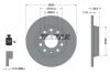 Тормозной диск TEXTAR 92106300 (фото 1)