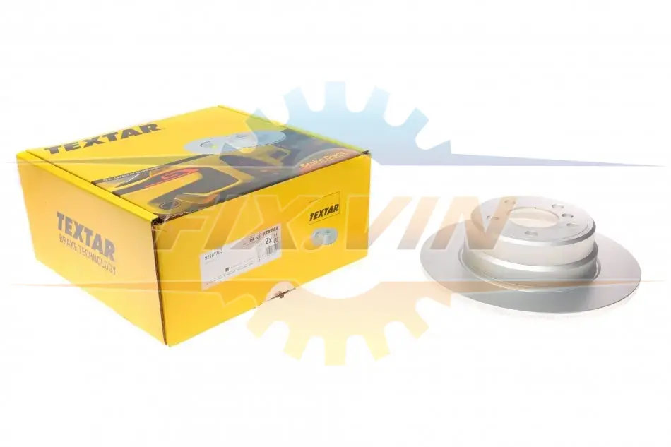 Диск гальмівний BMW X5(E53) "R D=324mm "00-"06 TEXTAR 92107403 (фото 1)
