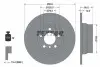 Диск гальмівний BMW X5(E53) "R D=324mm "00-"06 TEXTAR 92107403 (фото 6)