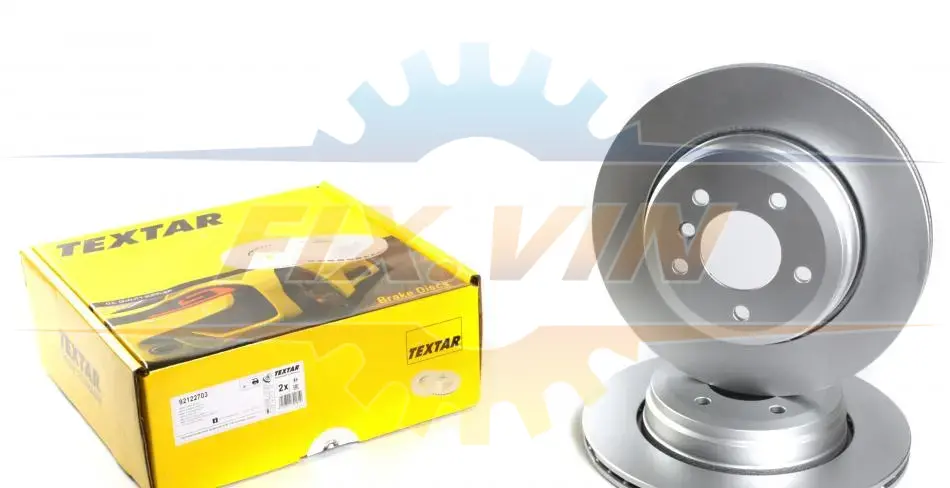 Диск гальмівний BMW 5 (E60) "R D=320mm "81-10 TEXTAR 92122703 (фото 1)