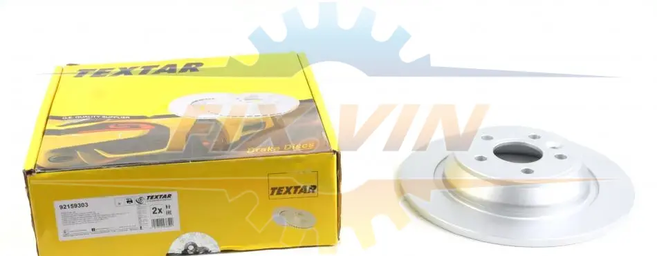 Диск гальмівний FORD Galaxy/Kuga/Mondeo/S-Max "R D=302mm "06>> TEXTAR 92159303 (фото 1)
