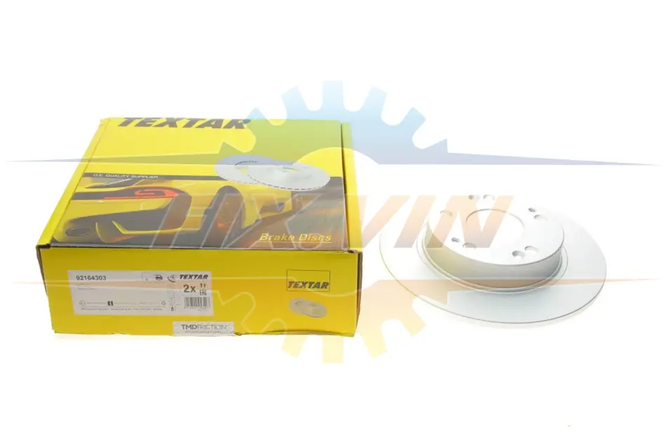 Диск гальмівний (задній) Honda Civic VIII/IX 05- (260x9) PRO TEXTAR 92164303 (фото 1)