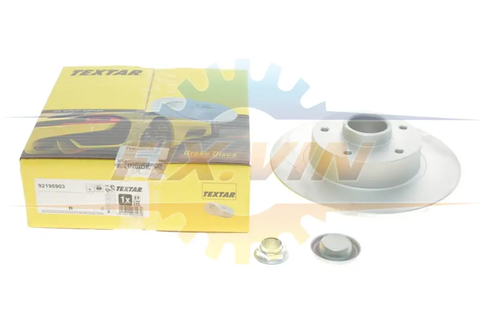 Диск гальмівний RENAULT Megane/Fluence "R "D=260mm "07>> TEXTAR 92195903 (фото 1)