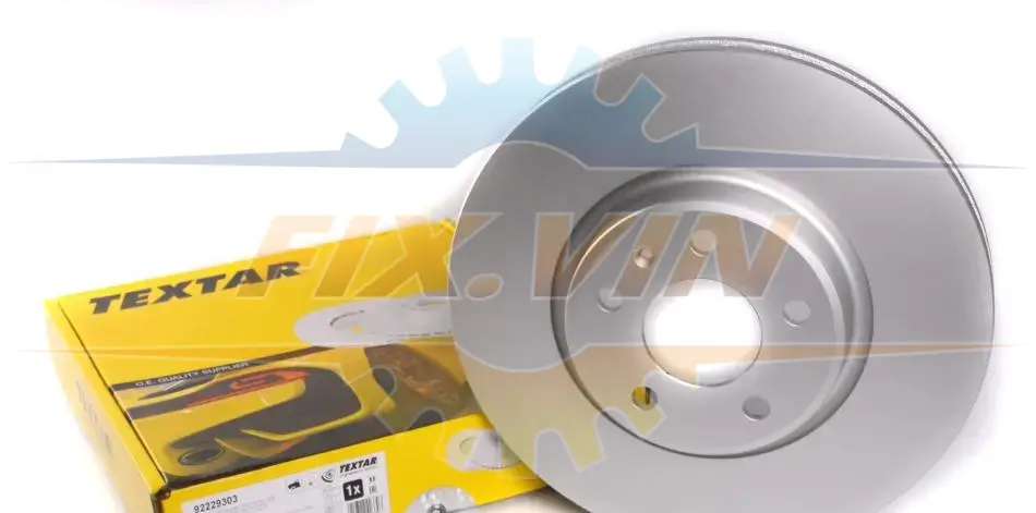 Диск гальмівний AUDI A4/A5/A6/A7/Q5 "F D=320mm "07>> TEXTAR 92229303 (фото 1)