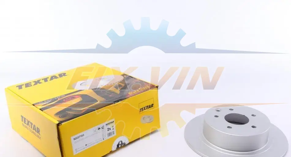 Диск гальмівний (задній) Nissan Juke 10-/Qashqai 07- (291x9) PRO TEXTAR 92237103 (фото 1)