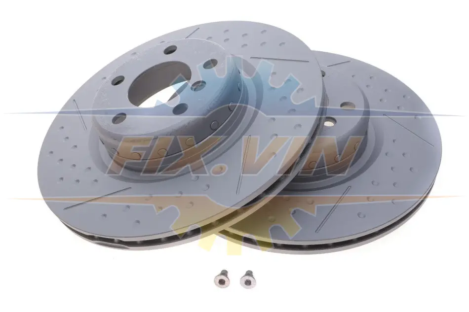 Диск гальмівний (задній) BMW 3 (F30/F80) 12-18 (345x24) PRO+ B38/B47/B48/N20/N47 TEXTAR 92265225 (фото 1)