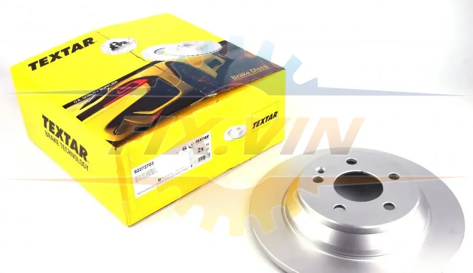 Диск гальмівний MERCEDES Vito(W447) "R D=300mm "14>> TEXTAR 92272703 (фото 1)