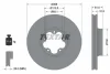 Диск гальмівний FORD Transit "F D=308mm "13>> TEXTAR 92274303 (фото 1)