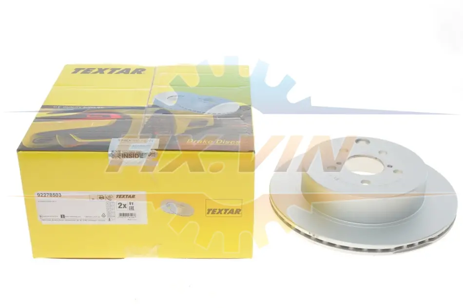 Диск гальмівний (задній) Subaru Forester 13- (278x18) PRO TEXTAR 92278503 (фото 1)
