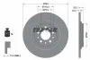 Диск тормозной (задний) Jeep Cherokee 2.0-3.2 13- (320x12) PRO TEXTAR 92304103 (фото 2)