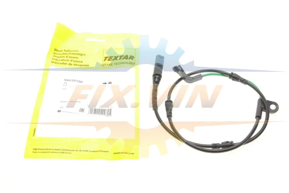 Датчик зносу колодок BMW X5(E70)/X6(E71) "F "06-14 TEXTAR 98035100 (фото 1)
