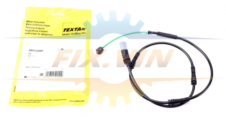 Датчик зносу колодок BMW 5(F07) "R "09>> TEXTAR 98043200 (фото 1)