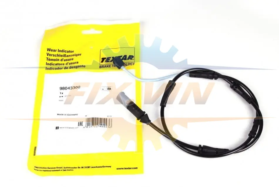 Датчик зносу колодок BMW 5(F10)/6(F13) "R "09>> TEXTAR 98043300 (фото 1)