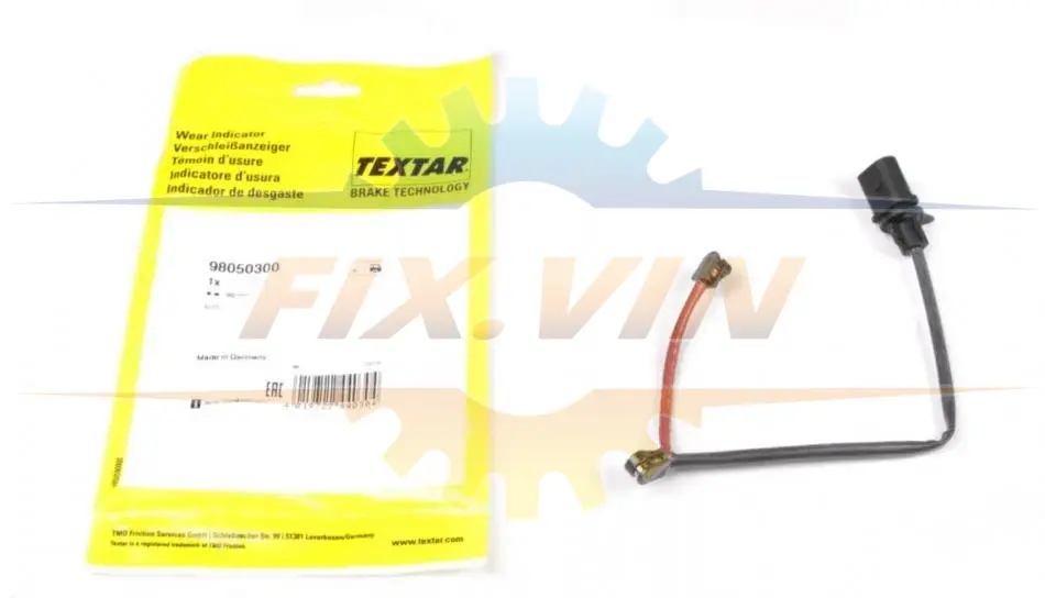 Датчик зносу колодок AUDI A7/Q5 "F "08>> TEXTAR 98050300 (фото 1)