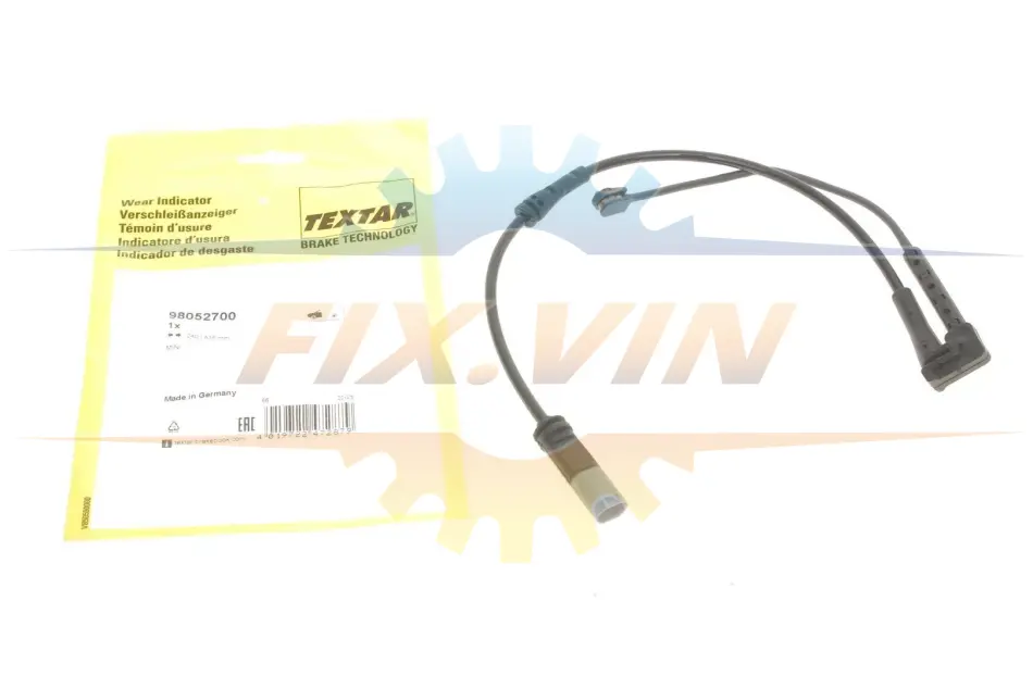 Датчик зносу гальмівних колодок (передніх) Mini (F55-F57) 13- (L=435/240mm) TEXTAR 98052700 (фото 1)