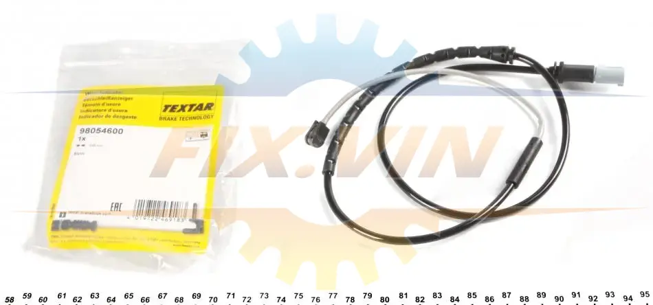 Датчик зносу гальмівних колодок TEXTAR 98054600 (фото 1)