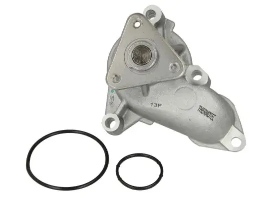 Насос охолоджуючої рідини, з ущільненням HYUNDAI ACCENT IV, ELANTRA IV, GETZ, I10 I, I20 I, I20 II, I30, I40 I, I40 I CW, IX20, IX35 KIA CARENS III, CARENS IV, CEE\'D, CERATO I 1.1D-1.7D 03.05- THERMOTEC D10326TT (фото 1)