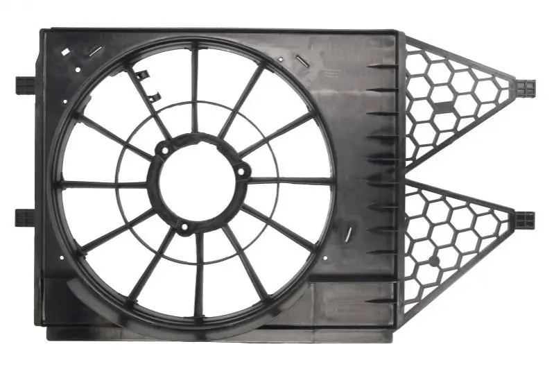 Корпус вентилятора радіатора SEAT IBIZA IV, IBIZA IV SC, IBIZA IV ST SKODA FABIA II, ROOMSTER VW POLO IV, POLO V 1.2-1.9D 09.02- THERMOTEC DHS001TT (фото 1)
