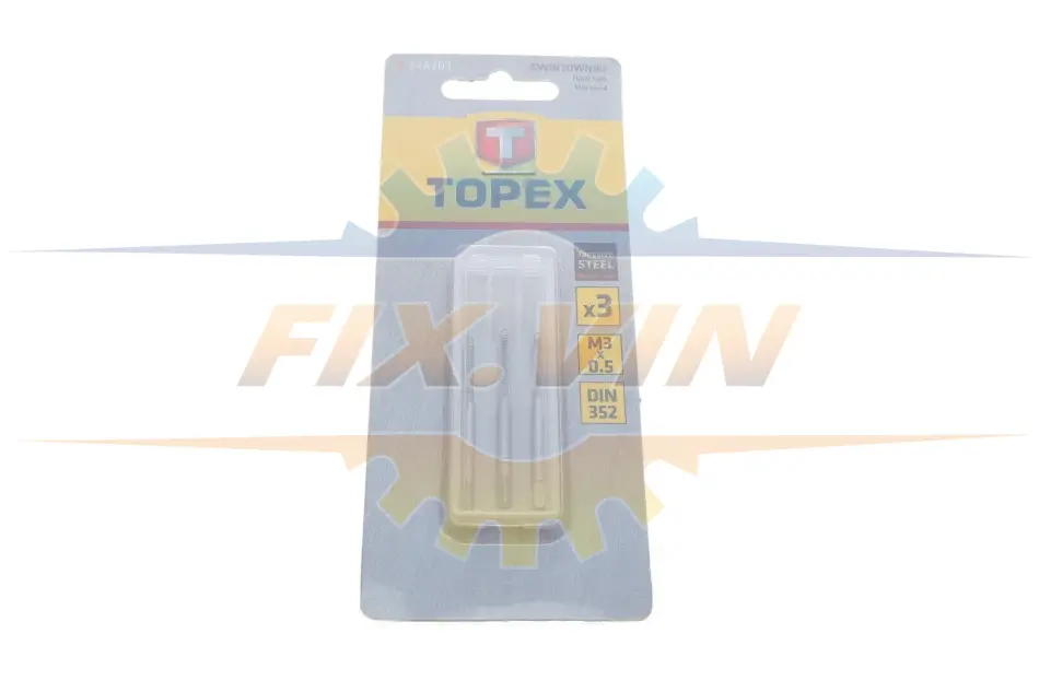 Набір інструментів для нарізки різьби (мітчики) M3 3 од. TOPEX GRUPA 14A203 (фото 1)