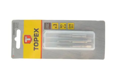 Мітчик M5, набір 3 шт.*1 уп. (TOPEX) TOPEX GRUPA 14A205