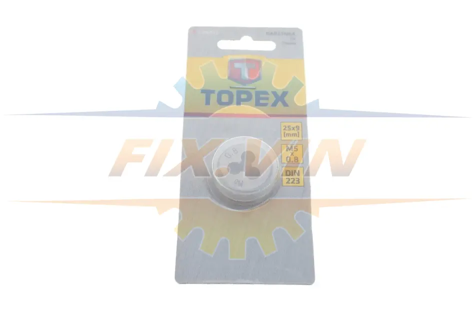 Інструмент для нарізки різьби (плашка) M5x0.8 TOPEX GRUPA 14A305 (фото 1)