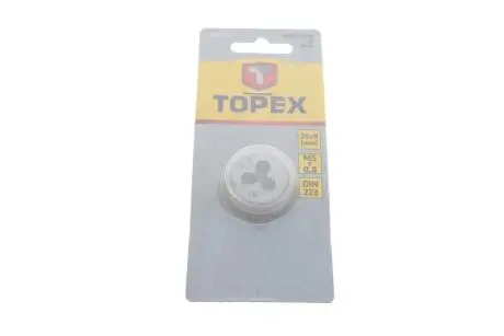 Інструмент для нарізки різьби (плашка) M5x0.8 TOPEX GRUPA 14A305